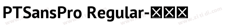 PTSansPro Regular字体转换 PTSansPro Regular字体转换